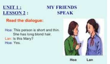 Cách học từ mới tiếng Anh lớp 8 bài học My Friend