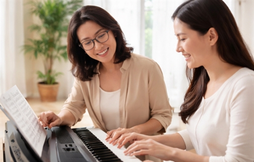 học đàn organ cơ bản tại nhà