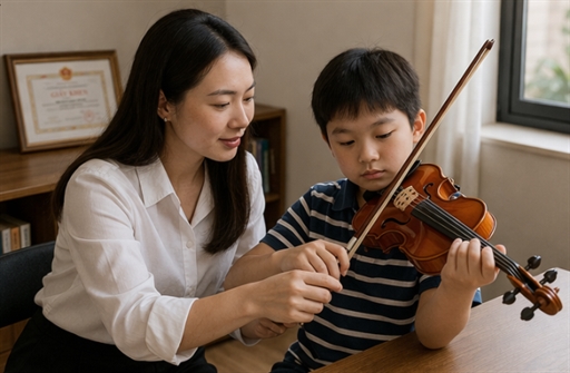 lớp học violin kèm riêng tại nhà