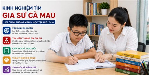 Kinh Nghiệm Tìm Gia Sư Dạy Kèm 1-1 Tại Cà Mau