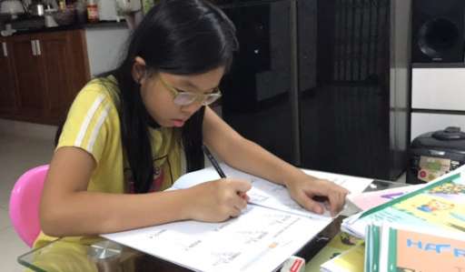 Hình ảnh lớp học kèm tại trung tâm gia sư Harang